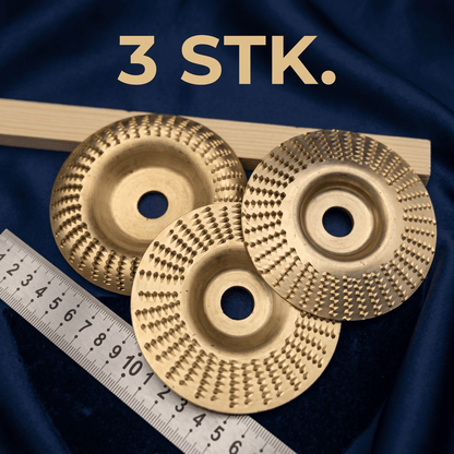 CarveEdge – 3er-Pack Schleifscheiben aus gehärtetem Stahl für Winkelschleifer