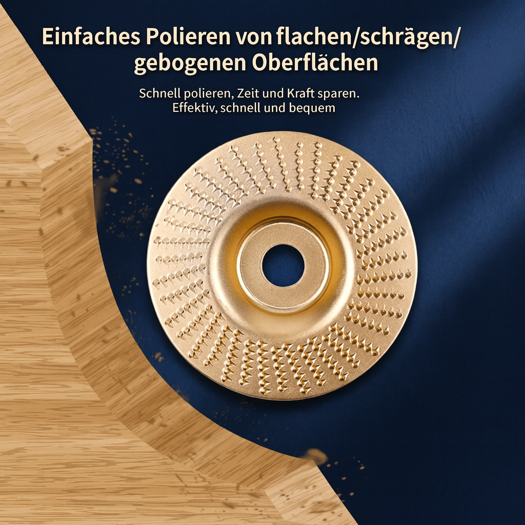 CarveEdge – 3er-Pack Schleifscheiben aus gehärtetem Stahl für Winkelschleifer