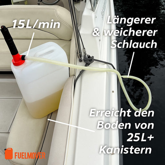 FuelMover™ Extended – Vom Kanisterboden bis zur Tanköffnung