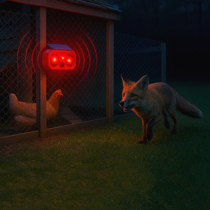 WildGuard – Solar-Wildtierschreck mit Bewegungssensor